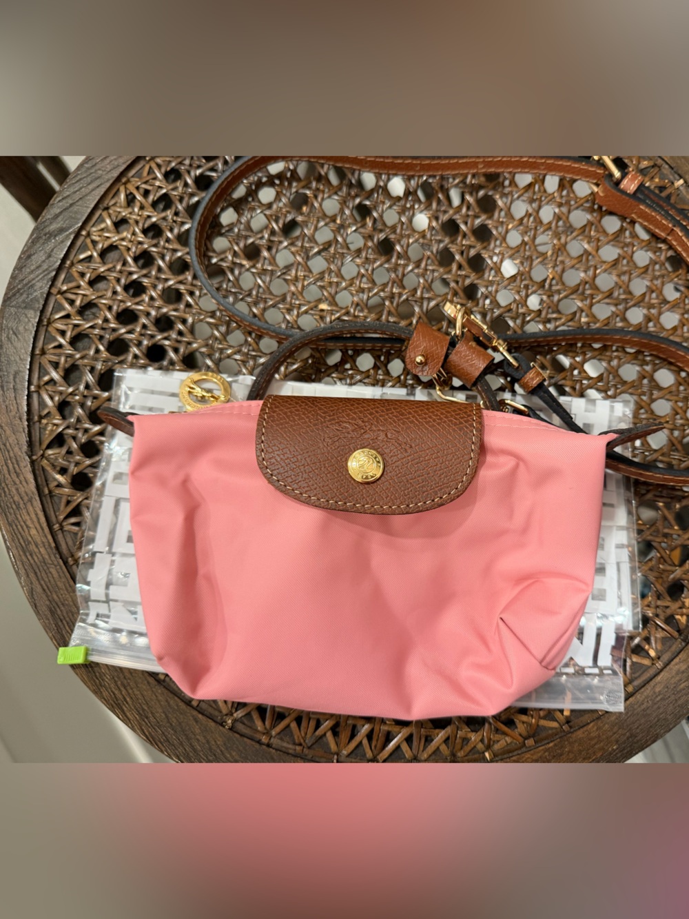 Longchamp LE Pliage Original Canvas Pouch - Picture 2 of 8